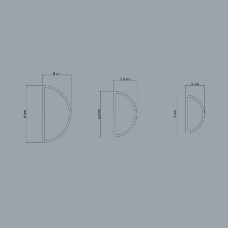 Moldes para Asas - 03 XL<br>para 6 Asas